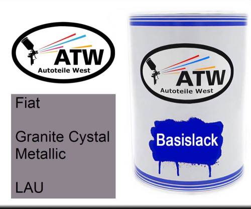 Fiat, Granite Cystal Metallic, LAU: 500ml Lackdose, von ATW Autoteile West.